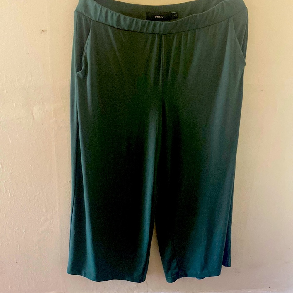Stretchy, flowy, comfy.